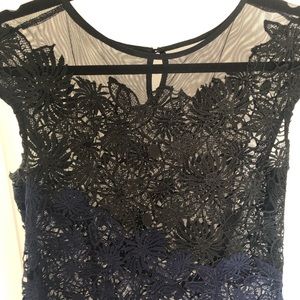 Anthropologie sheer lace blouse